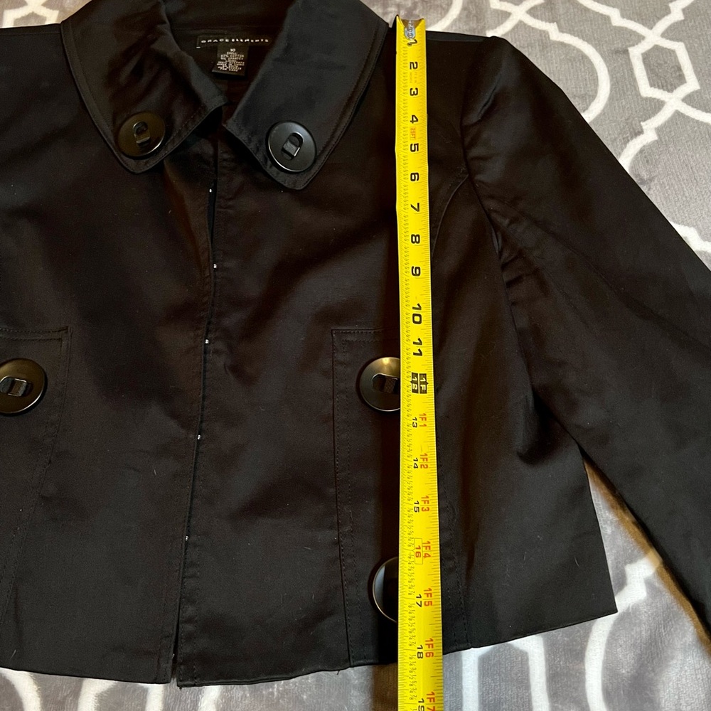 Grace Elements Black Cropped Blazer - image 7